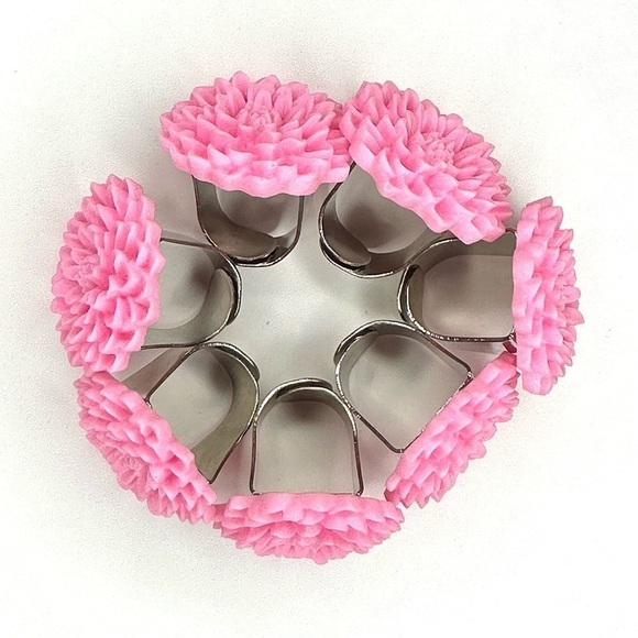 LOT OF 7 Light Pink Flower Rings Bundle - Adjustable - SOLD AS IS - Picture 3 of 8